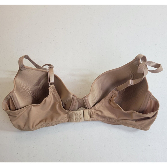 Ellen Tracy Tan Full Coverage Adjustable Straps Underwire T-Shirt Bra Size 38B - Picture 2 of 6